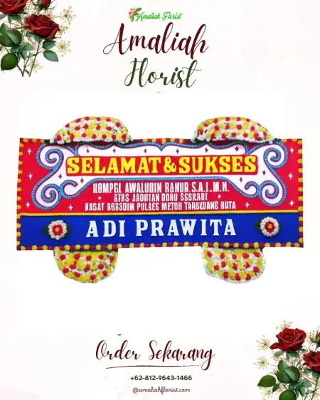 Papan Bunga Ucapan Selamat Maima